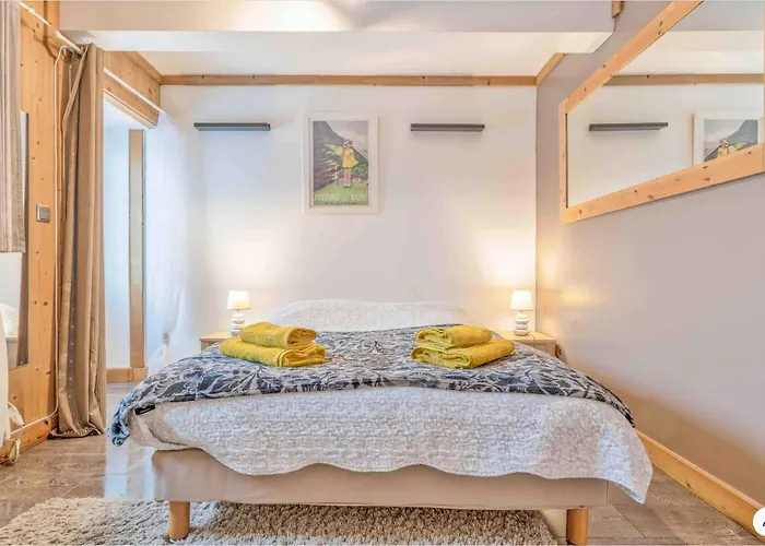 Chalet Mirador chambre avec entrée et salle de bain indépendante